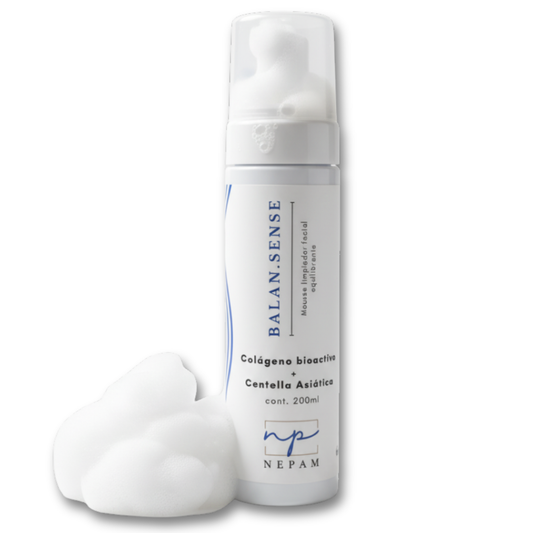 Limpiador facial en espuma